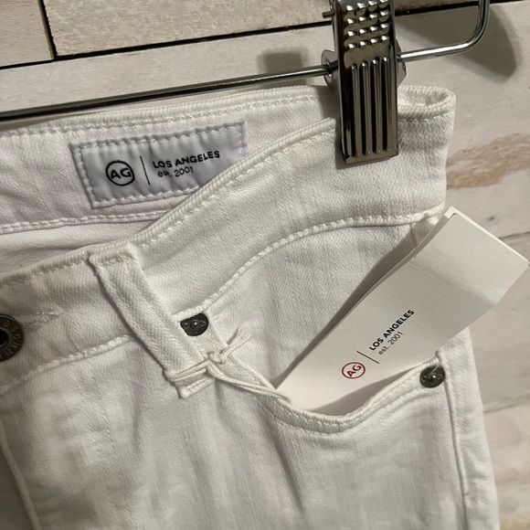 NWT AG white Mari high rise jeans size 24 - Picture 4 of 10